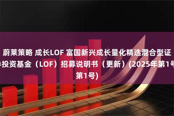 蔚莱策略 成长LOF 富国新兴成长量化精选混合型证券投资基金（LOF）招募说明书（更新）(2025年第1号)